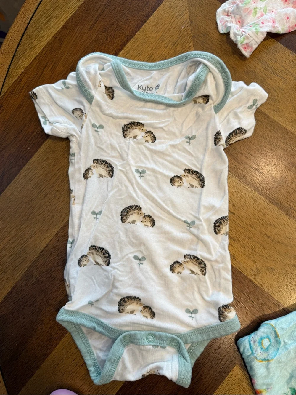Kyte BABY Posh Peanut Little Sleepies etc baby girl bamboo lot Preowned 0-9 mos